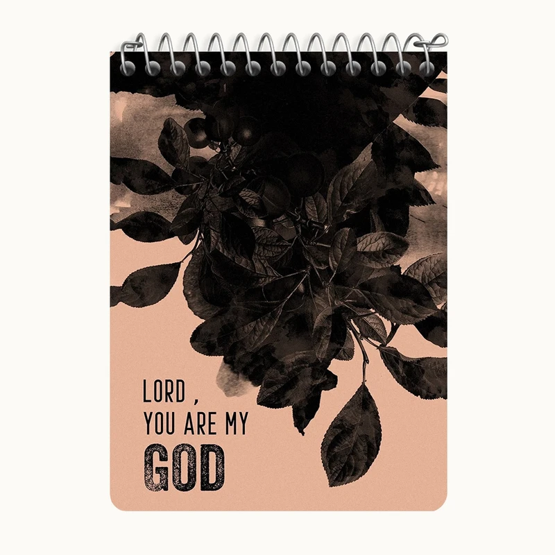 دفتر یادداشت 50 برگ خندالو طرح Lord you are my god کد N7339