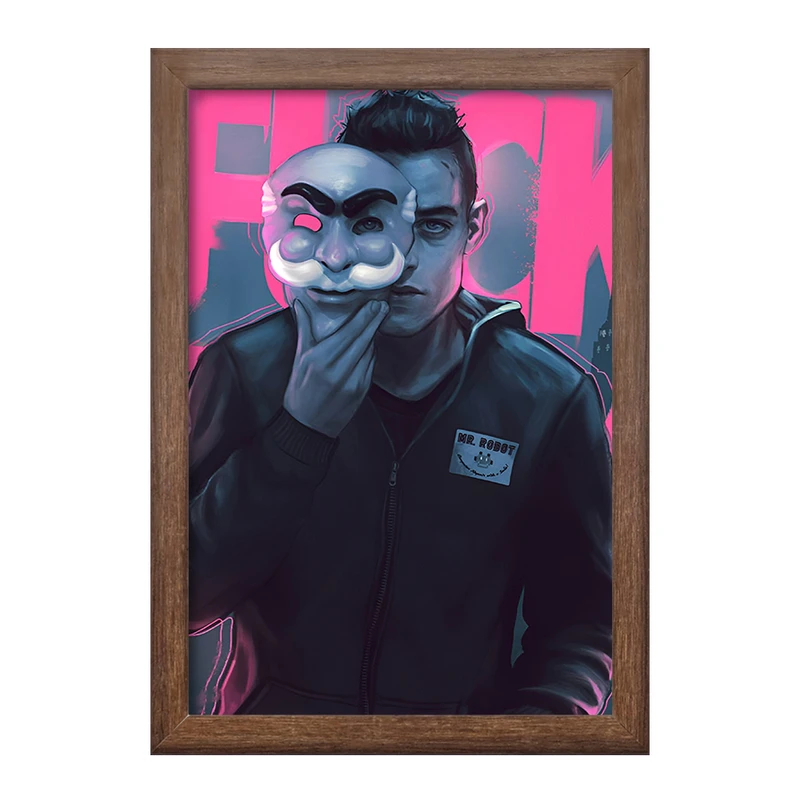 تابلو خندالو طرح مستر ربات (Mr. Robot) کد F13684