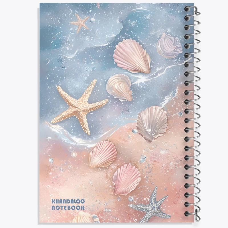 دفتر لیست خرید 50 برگ خندالو طرح ساحل و دریا کد N8922