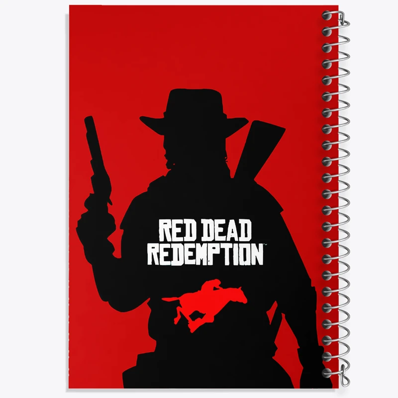 دفتر نقاشی 50 برگ خندالو طرح رد دد (Red Dead) کد N9346