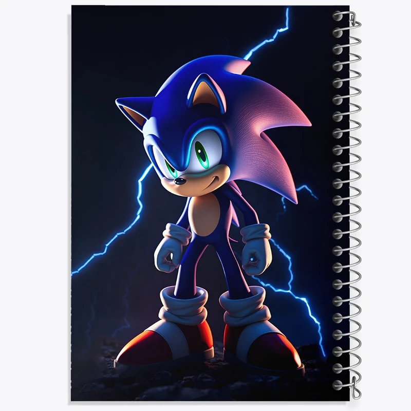 دفتر مشق 50 برگ خندالو طرح سونیک (Sonic) کد N7690