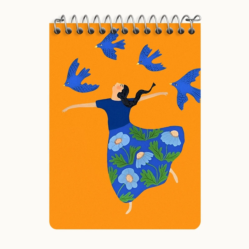 دفتر یادداشت 50 برگ خندالو طرح دخترانه کد N6892