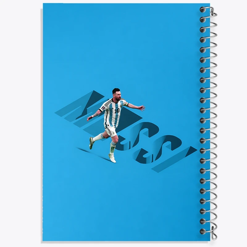 دفتر شطرنجی 50 برگ خندالو طرح لیونل مسی کد N8251