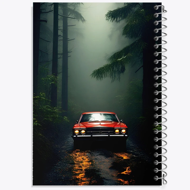 دفتر لیست خرید 50 برگ خندالو طرح ماشین کلاسیک کد F4559