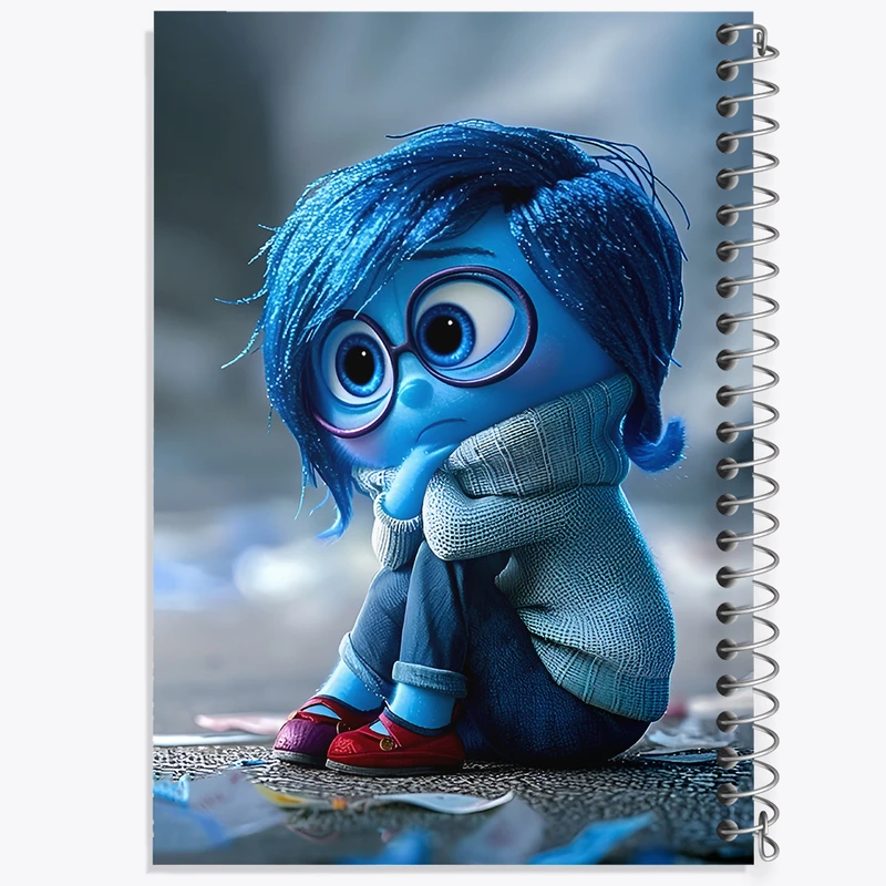 دفتر مشق 100 برگ خندالو طرح شخصیت غم اینساید اوت کد F11680