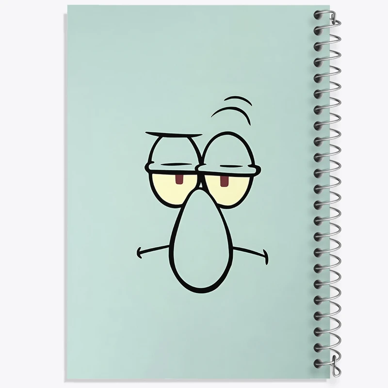 دفتر شطرنجی 50 برگ خندالو طرح اختابوس باب اسفنجی کد F3298