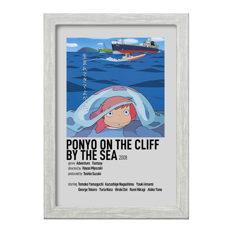 تابلو خندالو طرح انیمه پونیو (Ponyo) کد F13274