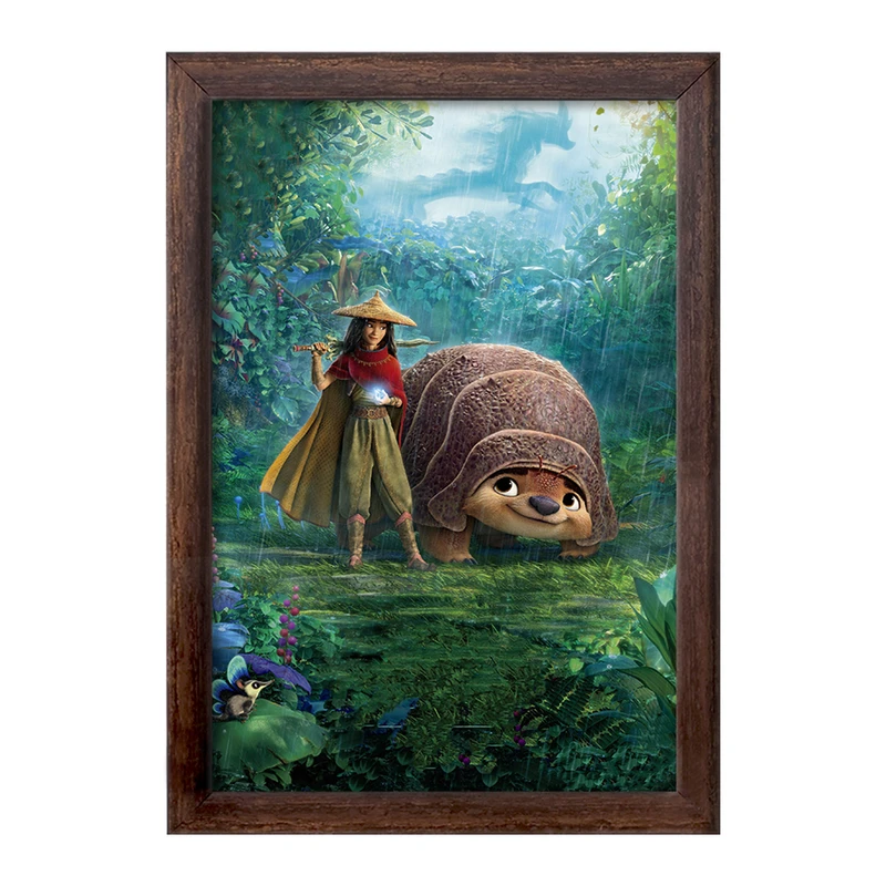 تابلو خندالو طرح رایا و آخرین اژدها Raya and the Last Dragon  کد 4782