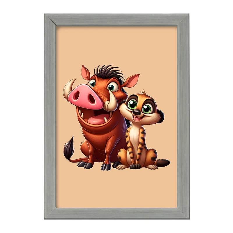 تابلو خندالو طرح شیر شاه کد F7679