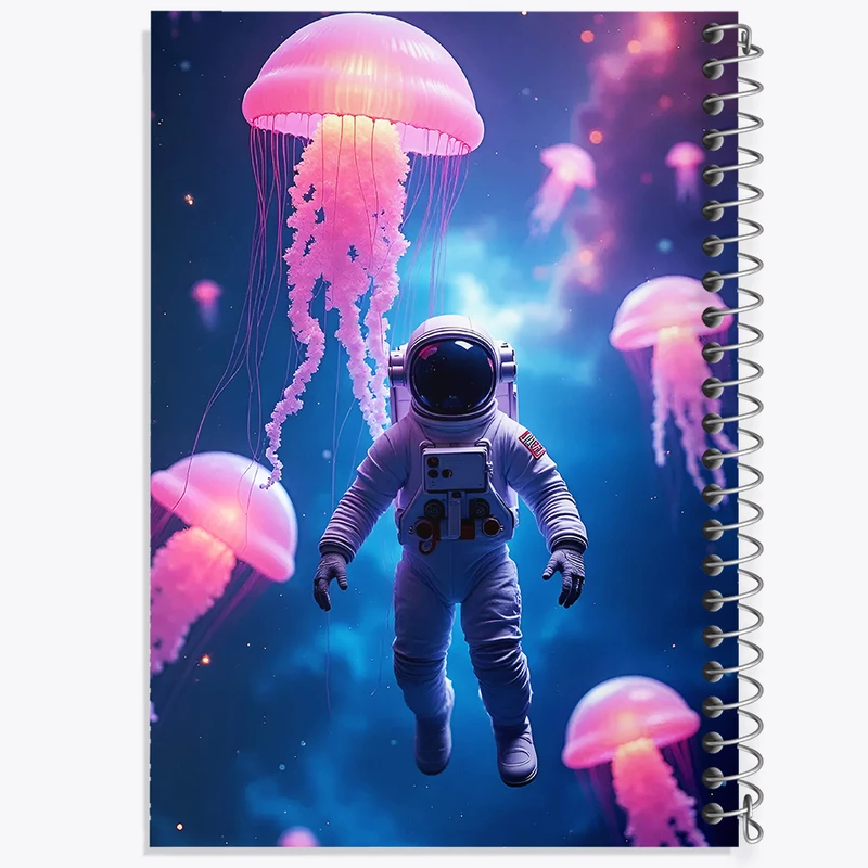 دفتر نقاشی 50 برگ خندالو طرح فضانورد کد F10083