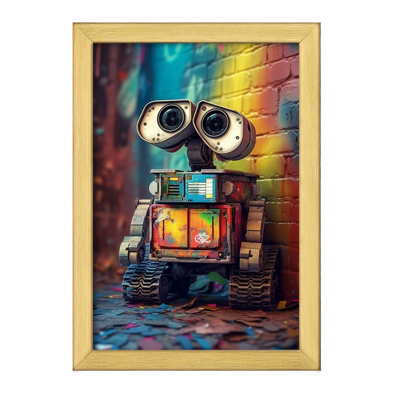 تابلو خندالو طرح وال ای (WALL-E) کد F1961