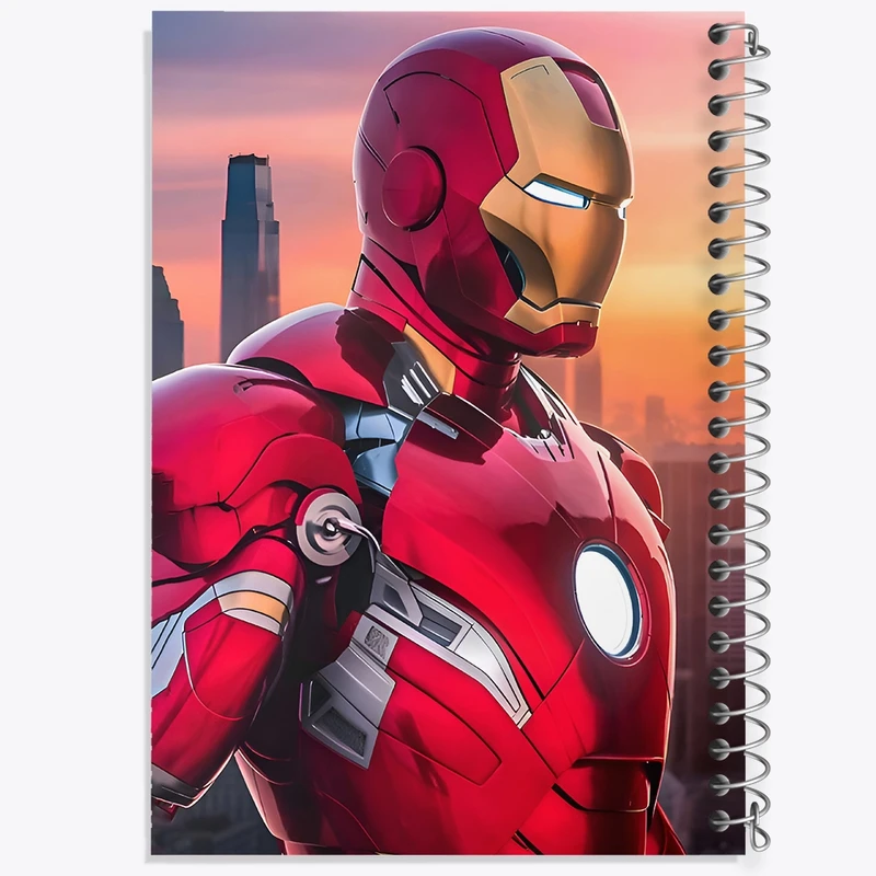 دفتر لیست خرید 50 برگ خندالو طرح مرد آهنی مارول (Marvel) کد F9141