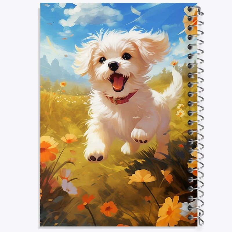 دفتر طراحی 50 برگ خندالو طرح سگ بامزه کد F3157