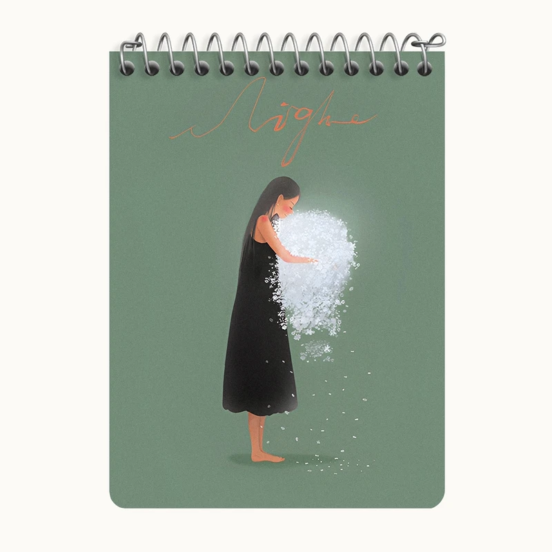 دفتر یادداشت 50 برگ خندالو طرح دخترانه کد N3068