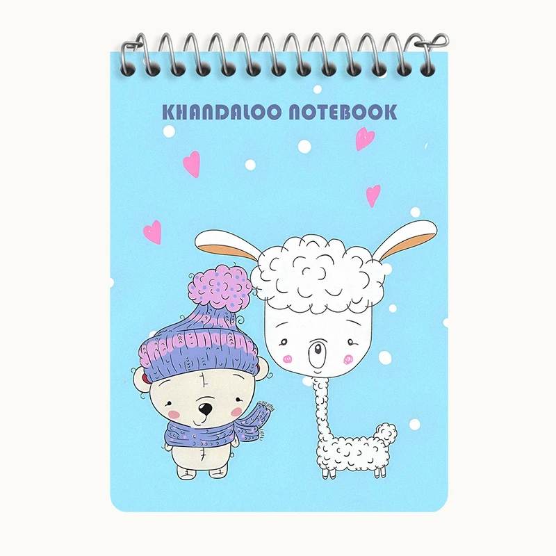 دفتر یادداشت 50 برگ خندالو طرح لاما و خرس کد N6222