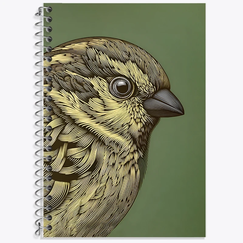 دفتر لغت 50 برگ خندالو طرح پرنده کد F11441