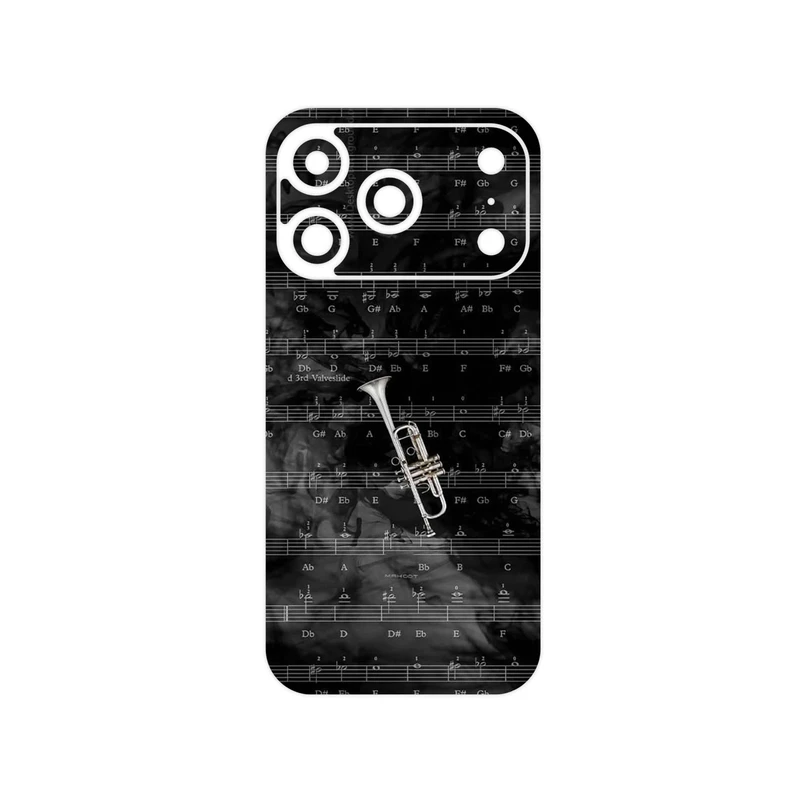 برچسب پوششی ماهوت مدل Trumpet مناسب برای گوشی موبایل اپل iPhone 17 Pro