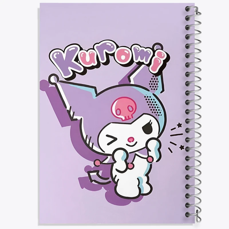 دفتر مشق 50 برگ خندالو طرح کرومی (Kuromi) کد N9053