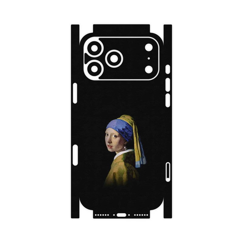 برچسب پوششی ماهوت مدل Girl with a Pearl Earring of Vermeer-FullSkin مناسب برای گوشی موبایل اپل iPhone 17 Pro Max