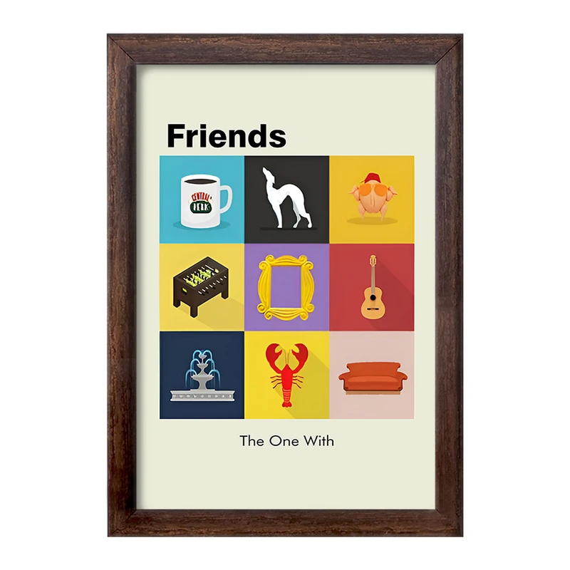تابلو خندالو طرح فرندز (Friends) کد F13806
