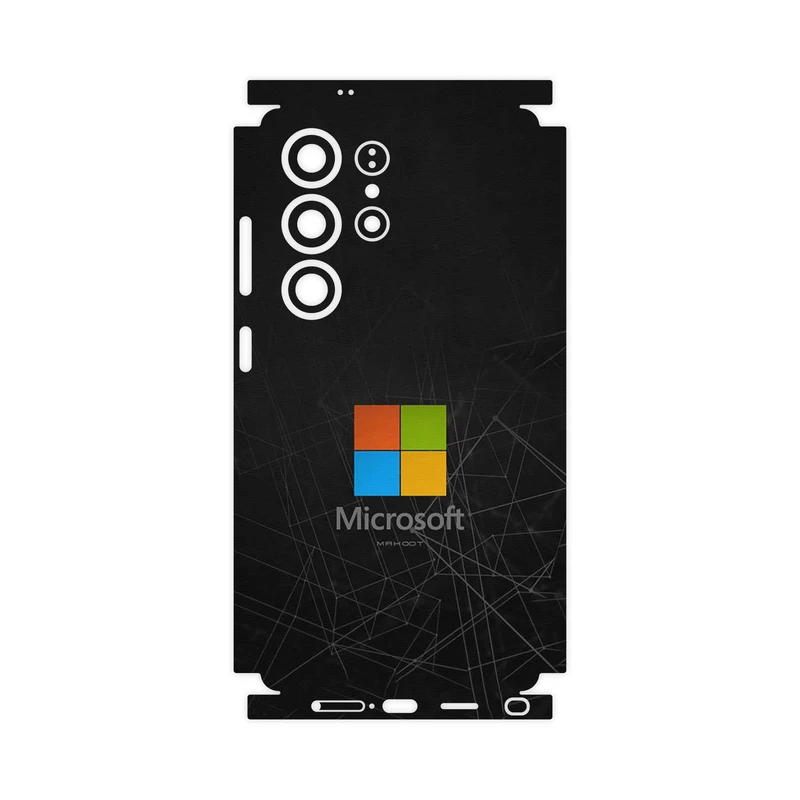 برچسب پوششی ماهوت مدل Microsoft_Logo-FullSkin مناسب برای گوشی موبایل سامسونگ Galaxy S25 Ultra