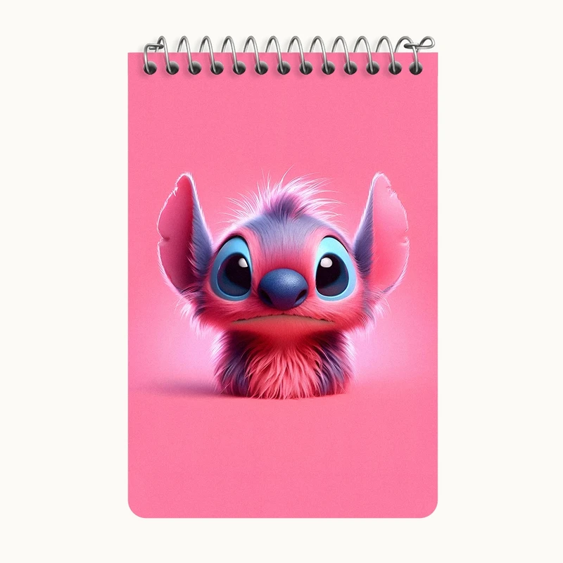 دفتر یادداشت 50 برگ خندالو طرح استیچ (Stitch) کد F6236