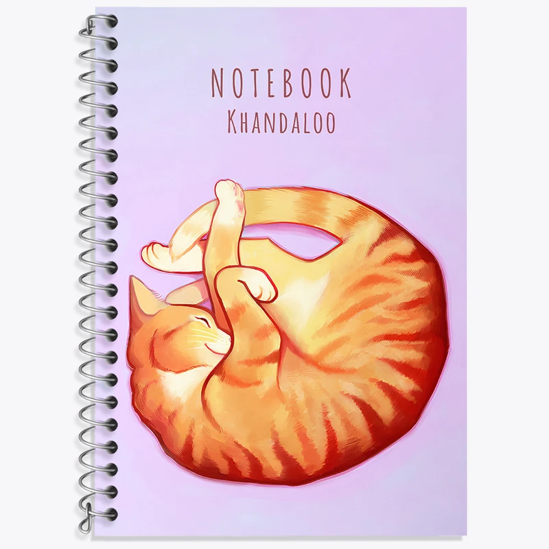 دفتر نت موسیقی 50 برگ خندالو طرح گربه بامزه کد N6613