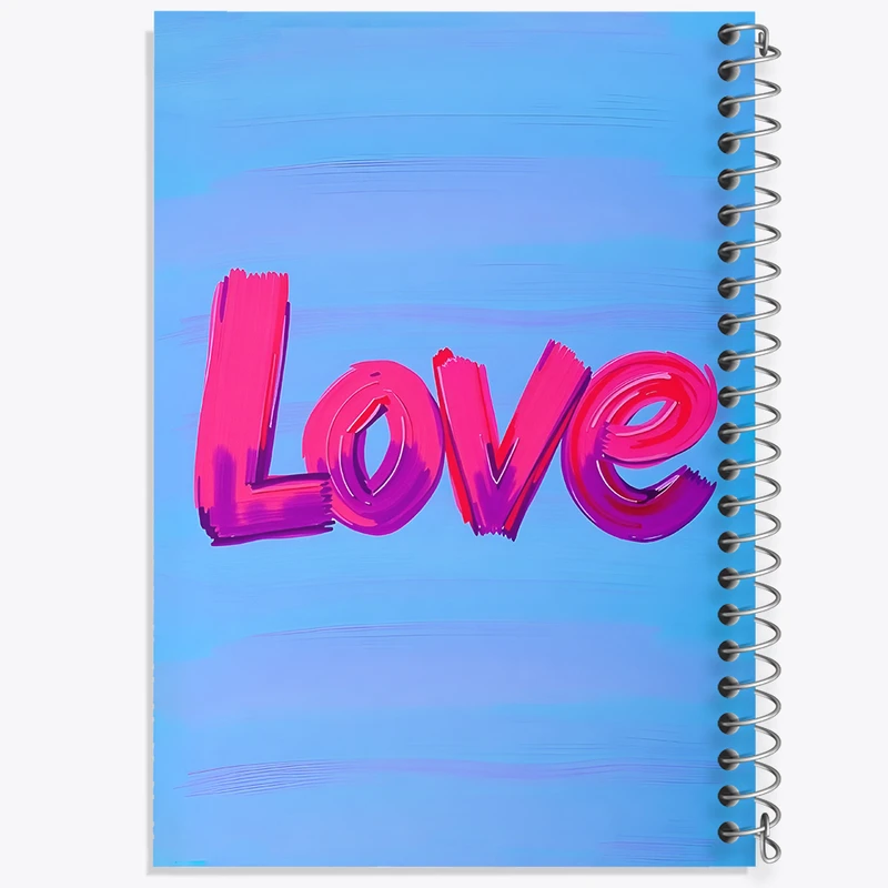 دفتر نقاشی 50 برگ خندالو طرح Love کد F10804