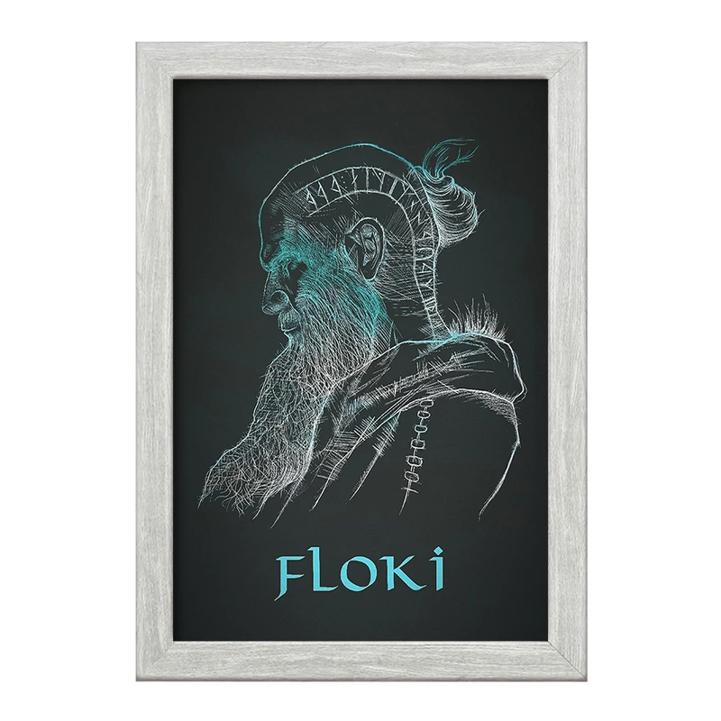 تابلو خندالو طرح فلوکی وایکینگ ها (Vikings) کد F13618