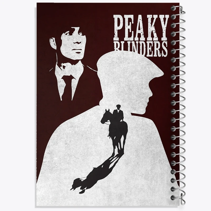 دفتر طراحی 50 برگ خندالو طرح پیکی بلایندرز (Peaky Blinders) کد F1739