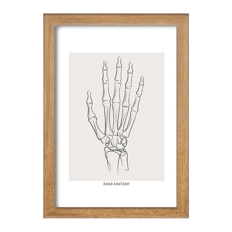 تابلو خندالو طرح آناتومی دست (Hand Anatomy) کد F13919