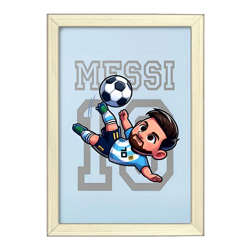 تابلو خندالو طرح لیونل مسی کد F4910