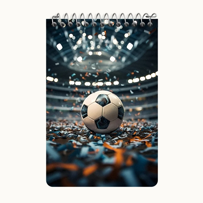 دفتر یادداشت 50 برگ خندالو طرح فوتبالی کد F4627