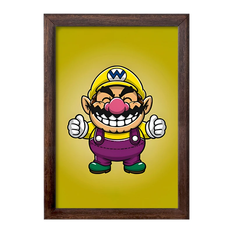 تابلو خندالو طرح واریو سوپر ماریو (Super Mario) کد F9430