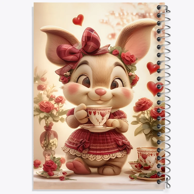 دفتر لیست خرید 50 برگ خندالو طرح خرگوش کیوت کد F11110