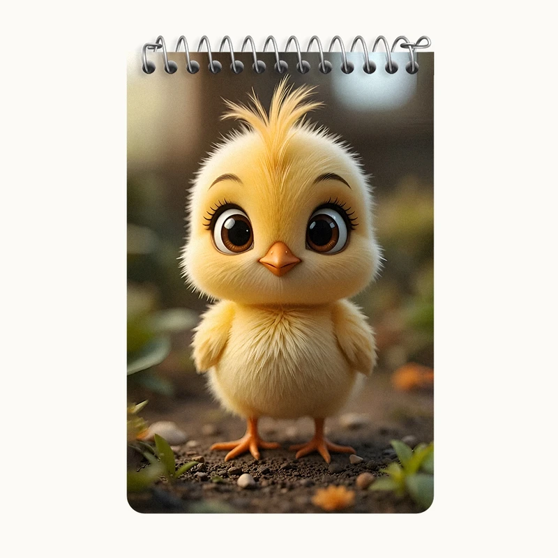 دفتر یادداشت 50 برگ خندالو طرح جوجه کد F12072