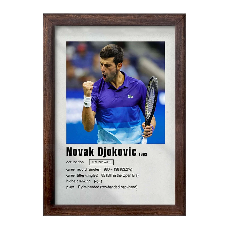 تابلو خندالو طرح نواک جوکوویچ (Novak Djokovic) کد F11246