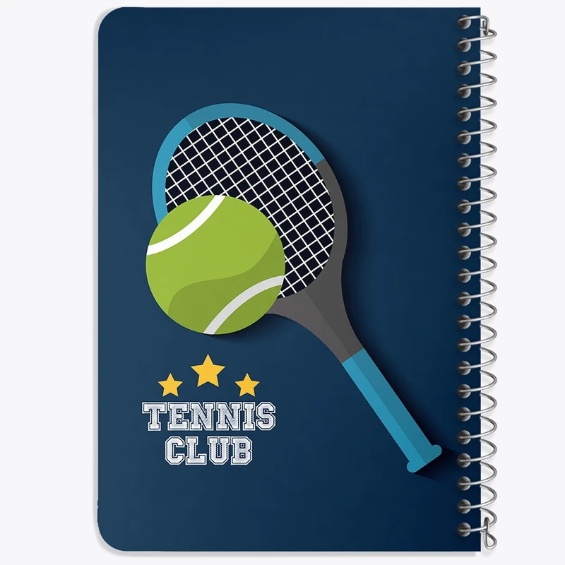 دفتر یادداشت 50 برگ خندالو طرح تنیس Tennis کد 26626