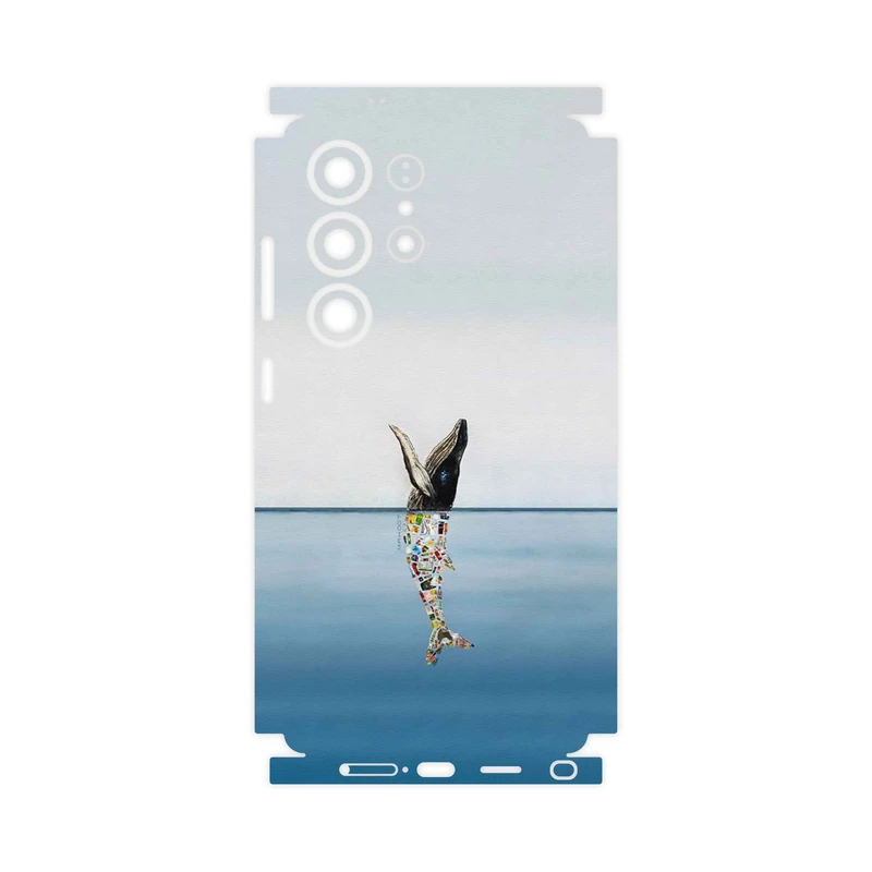 برچسب پوششی ماهوت مدل Collage of Sea Trash-FullSkin مناسب برای گوشی موبایل سامسونگ Galaxy S25 Ultra