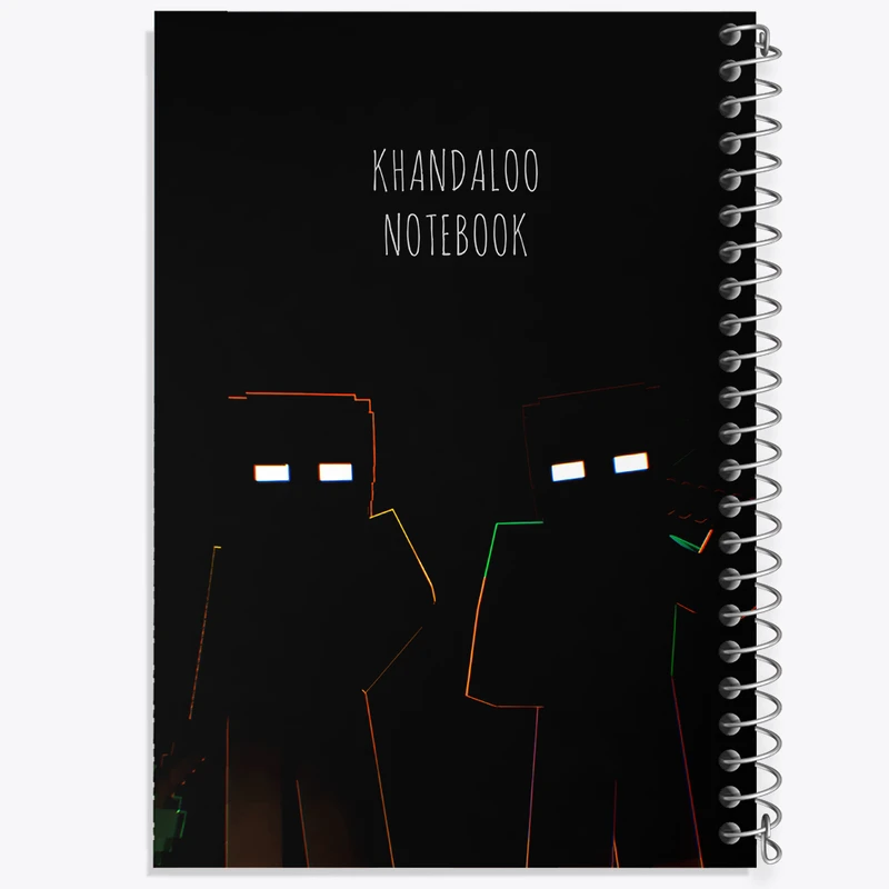 دفتر مشق 100 برگ خندالو طرح بازی ماینکرافت (Minecraft) کد N8736