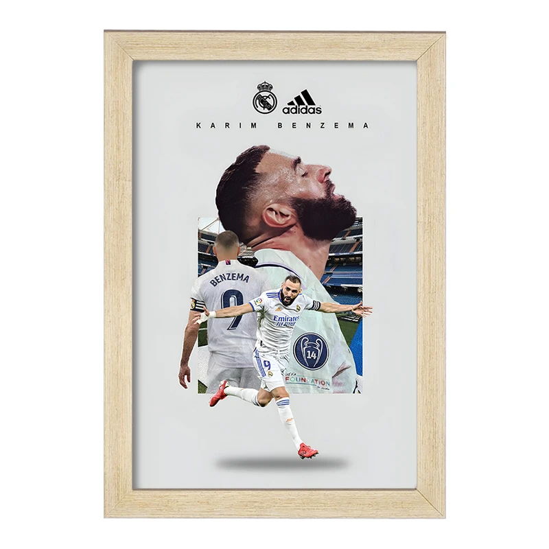 تابلو خندالو طرح کریم بنزما (Karim Benzema) کد F13480