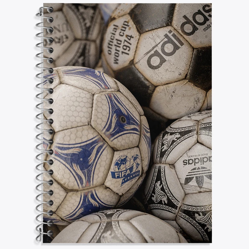 دفتر زبان 50 برگ خندالو طرح توپ فوتبال کد N9358