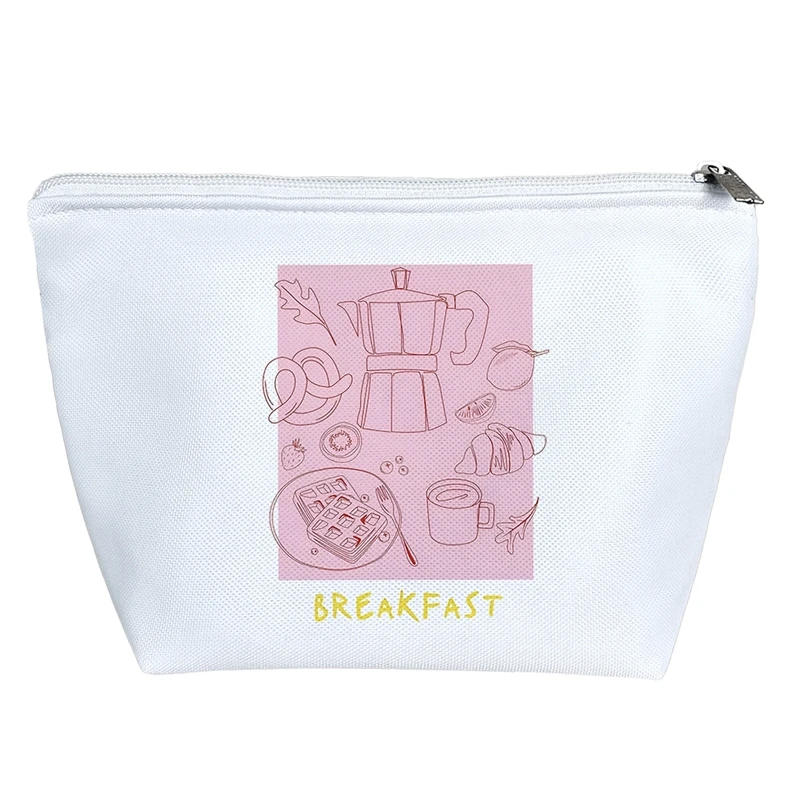 کیف لوازم آرایش دخترانه خندالو مدل صبحانه (Breakfast) کد H2348