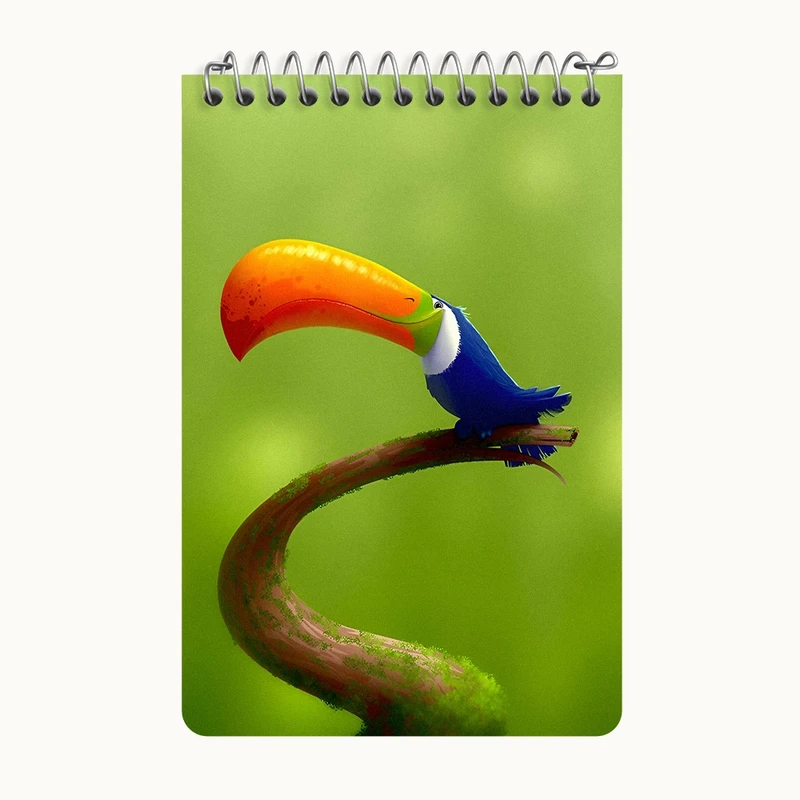 دفتر یادداشت 50 برگ خندالو طرح توکان کد F12904