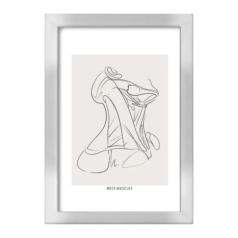 تابلو خندالو طرح عضلات گردن (Neck Muscles) کد F13928