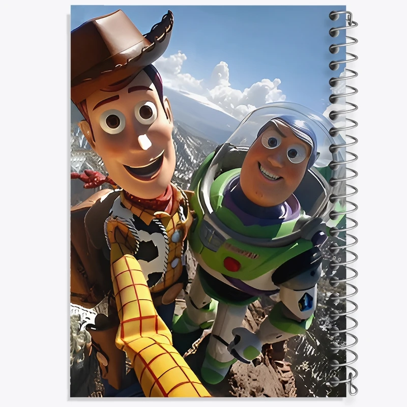 دفتر شطرنجی 50 برگ خندالو طرح داستان اسباب بازی ها کد F11720