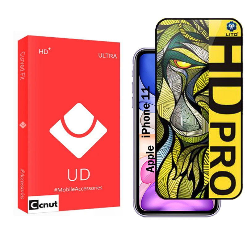 محافظ صفحه نمایش کوکونات مدل LitohM-UDR مناسب برای گوشی موبایل اپل iPhone 11