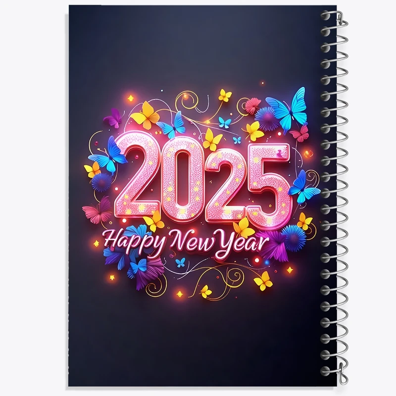 دفتر طراحی 50 برگ خندالو طرح سال 2025 کد F9183