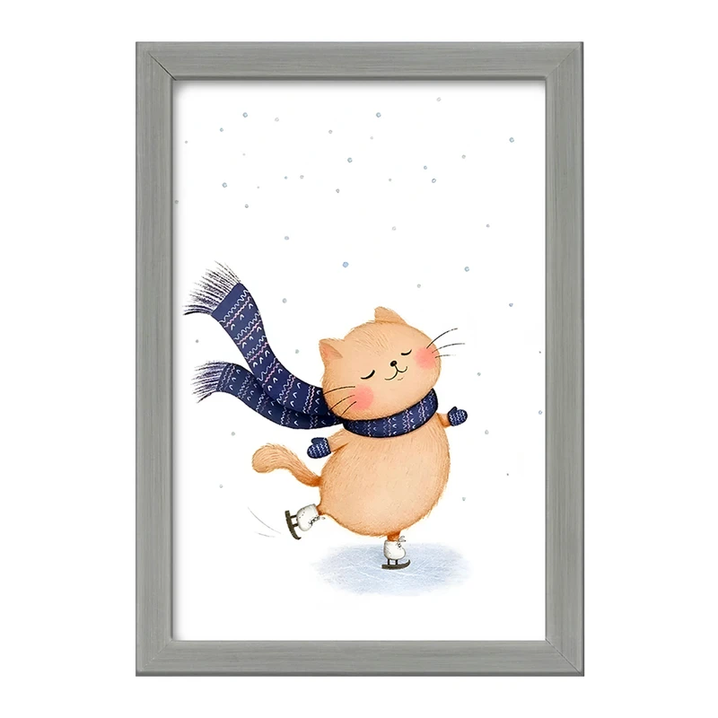 تابلو خندالو طرح گربه ی بامزه کد F8353