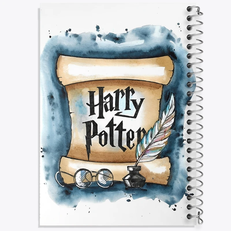 دفتر طراحی 50 برگ خندالو طرح هری پاتر (Harry Potter) کد N4909